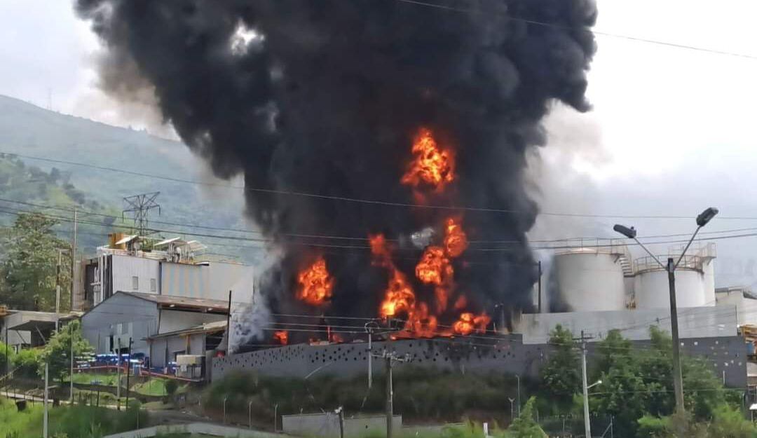 Incendio en Girardota