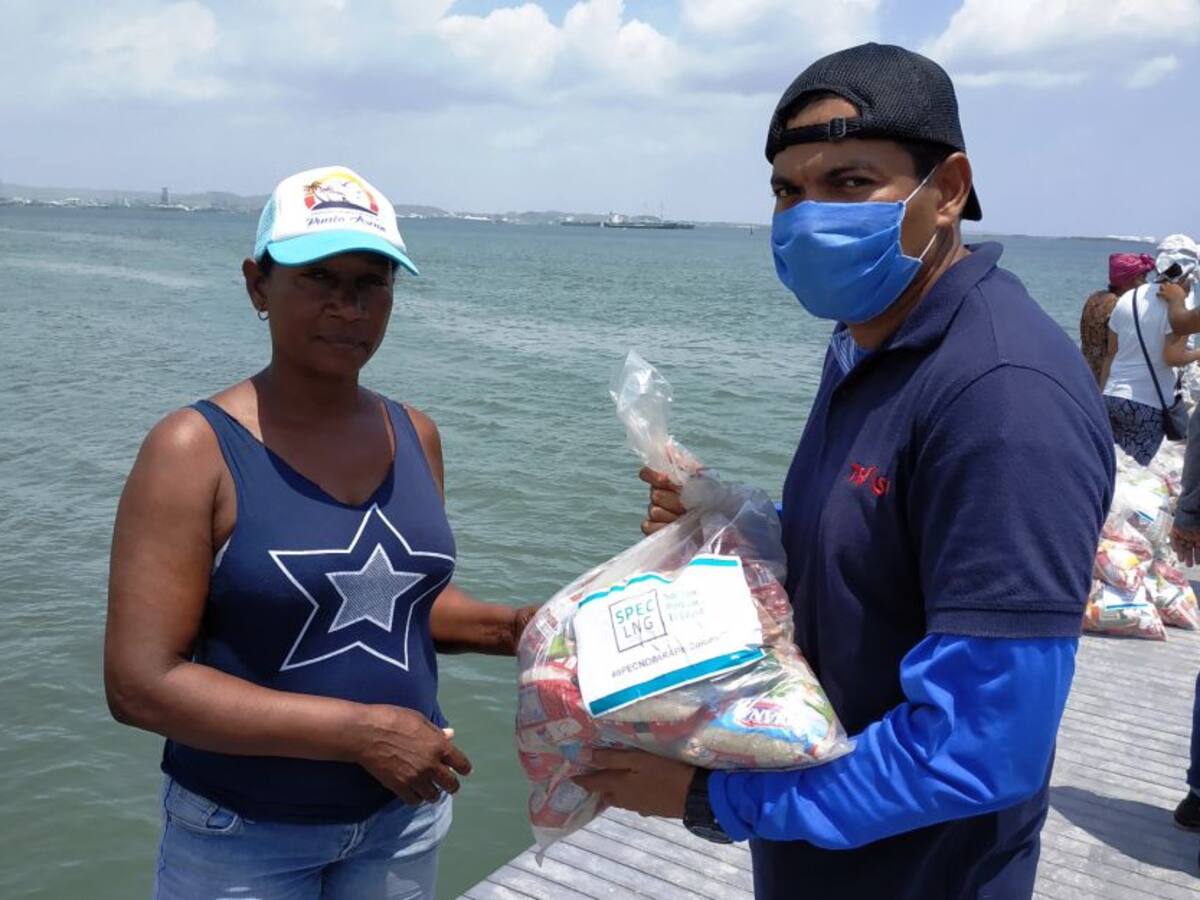 SPEC LNG entrega más de 11 mil ayudas humanitarias en Cartagena