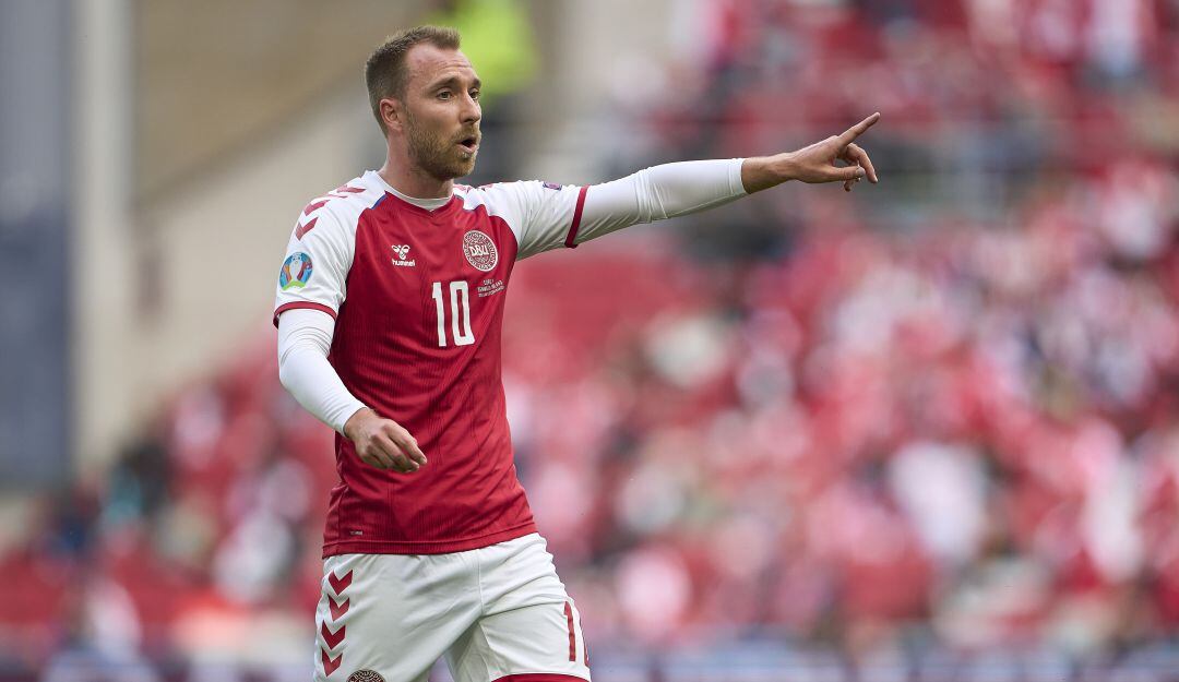 Christian Eriksen con la selección danesa