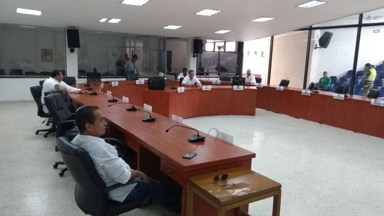 Sesión del pasado lunes en la que la minoría intentó conformar nueva mesa directiva