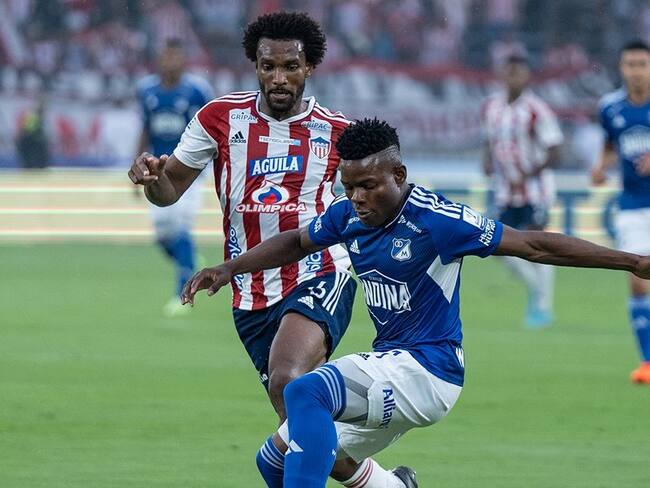 Junior y Millonarios enfrentados por la fecha 17 de la Liga Colombiana / Foto: Millonarios