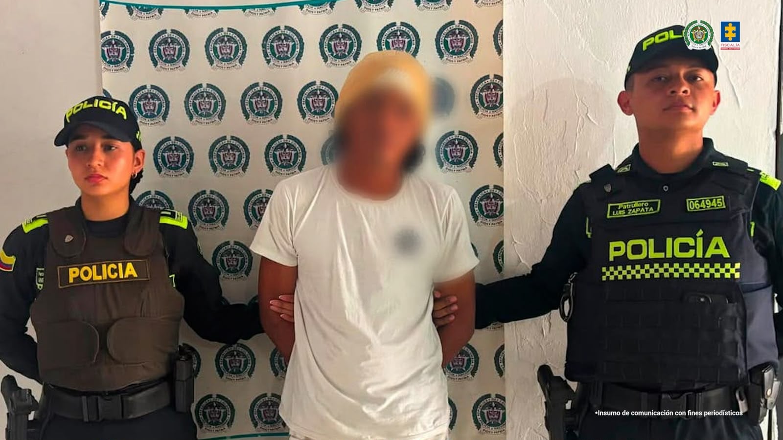 El hombre fue capturado en cumplimiento de una orden judicial. // Fiscalía