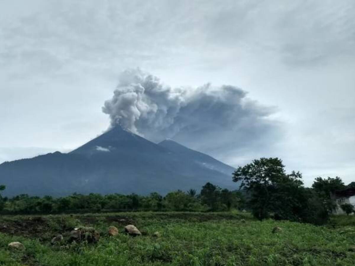Guatemala registra la erupción del volcán más fuerte de los últimos años