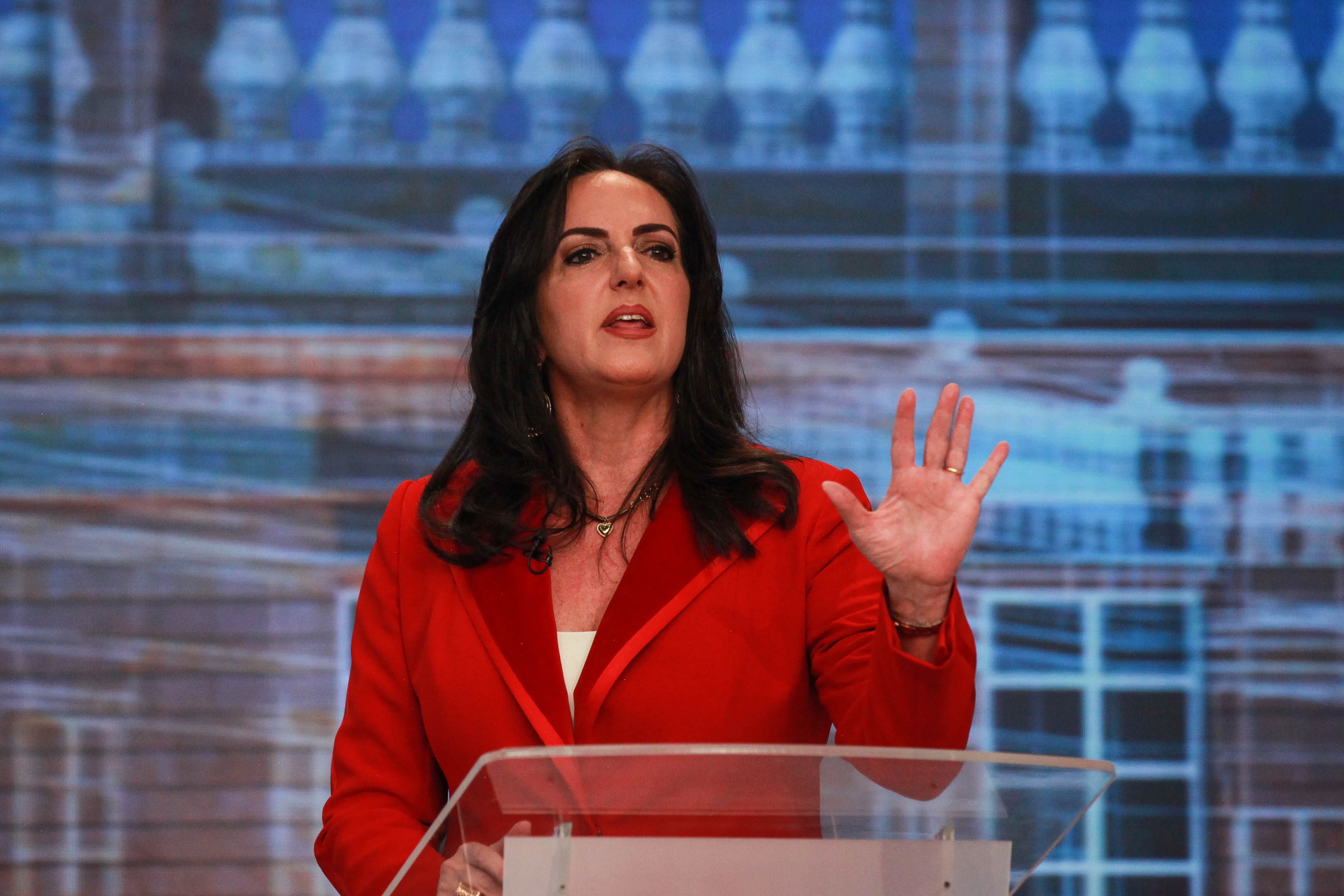 María Fernanda Cabal, senadora del Centro Democrático. Foto: Colprensa - Camila Díaz