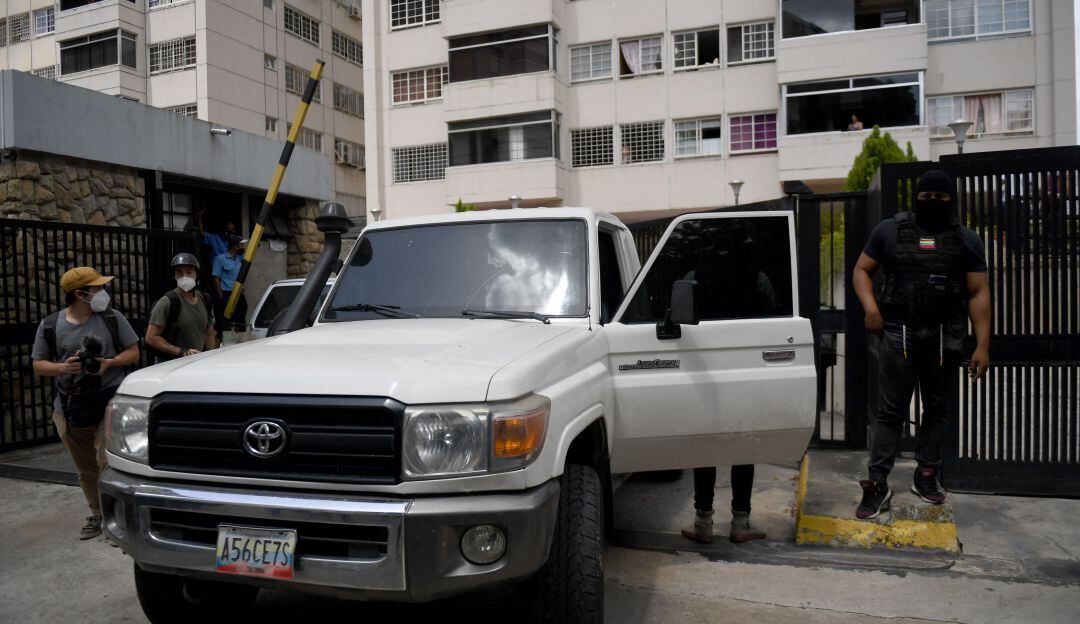 Camioneta Juan Guaidó