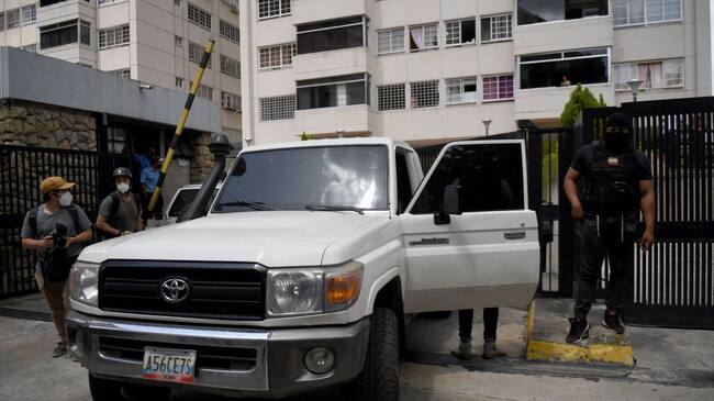 Camioneta Juan Guaidó