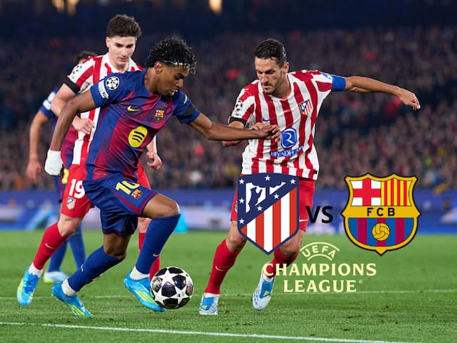 Atlético de Madrid vs Barcelona | Foto: Composición Caracol Radio