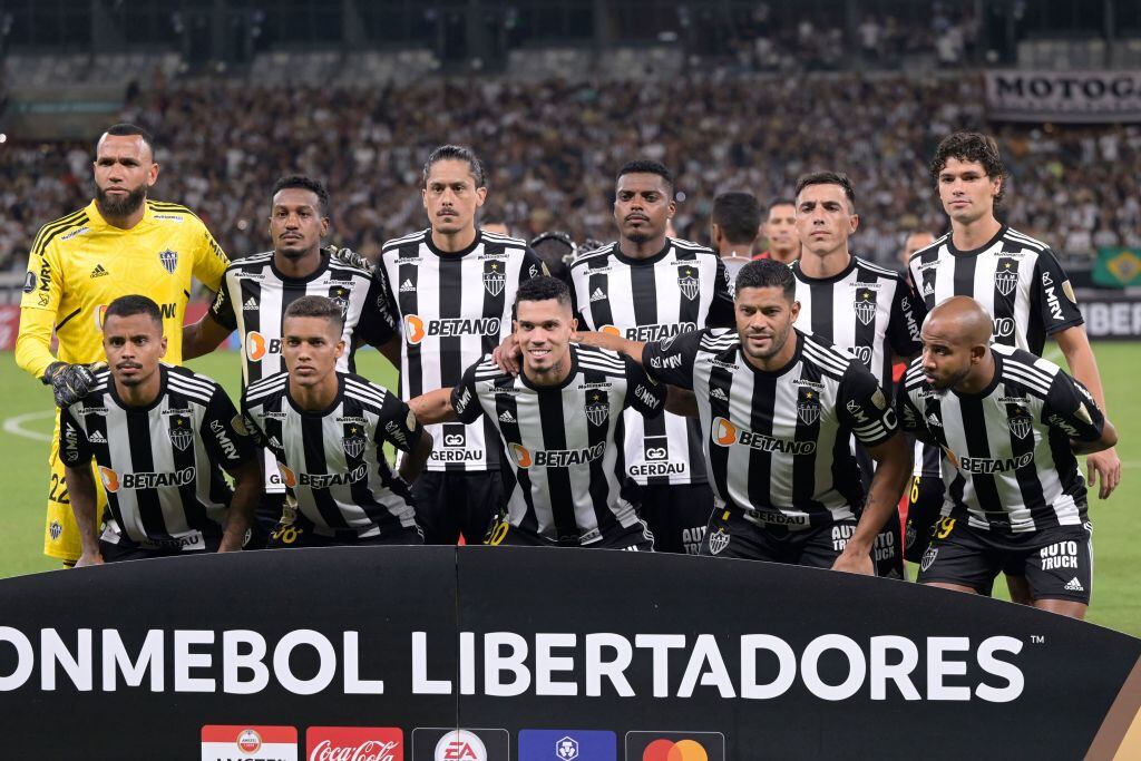 Equipo de Atlético Mineiro con el que enfrentó a Carabobo por la fase 2 de la Copa Libertadores (Photo by DOUGLAS MAGNO/AFP via Getty Images)
