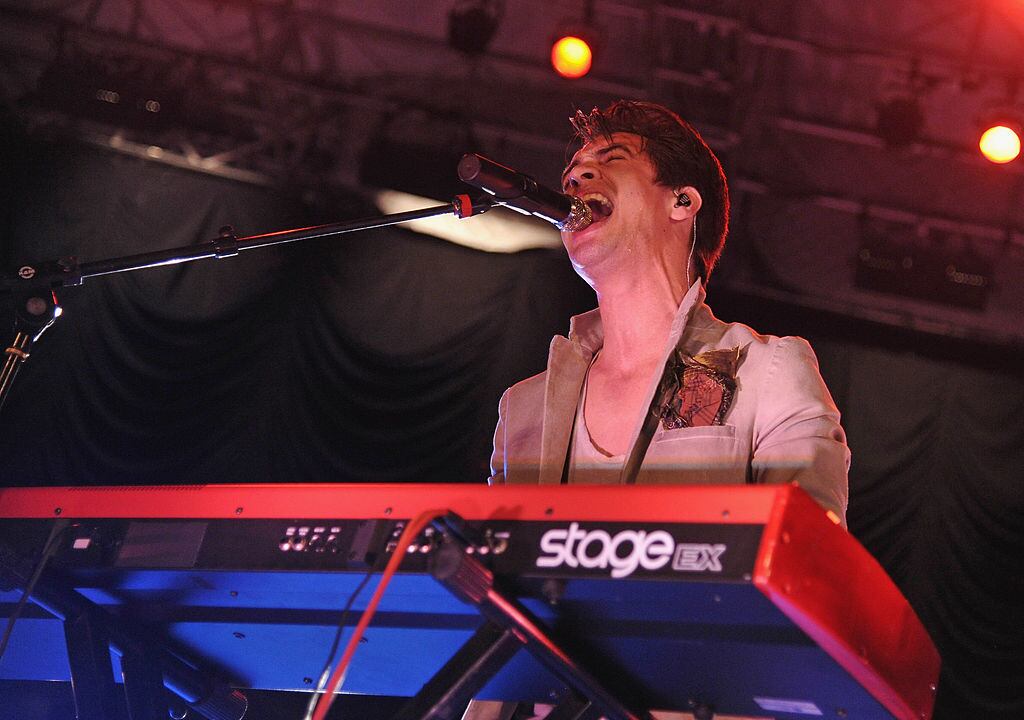 Singer Brendon Urie of Panic! at the Disco