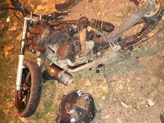 Dos personas que resultaron heridas pertenecerían a la comunidad indígena de ese municipio del norte del Cauca. Foto: Cortesía/ Habitantes de Caloto.