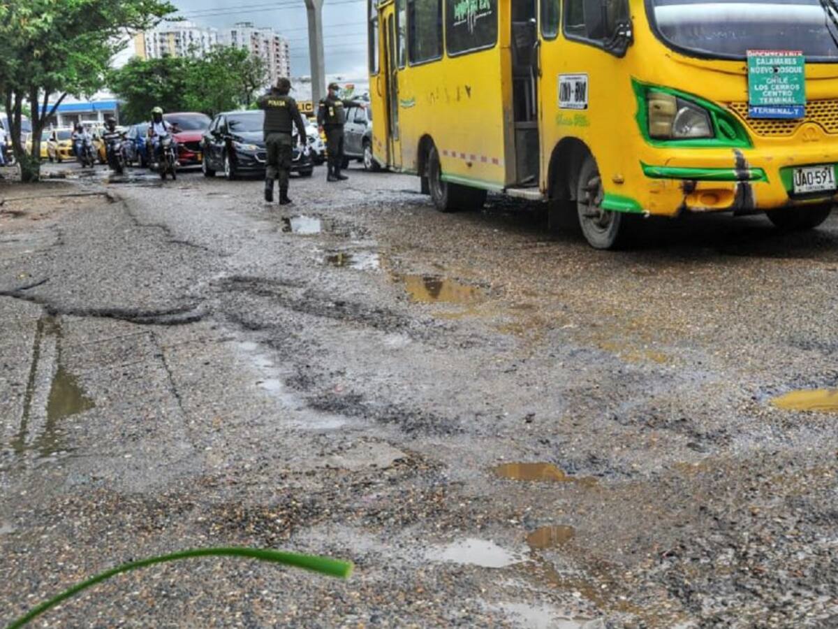 Obras de rehabilitación de la malla vial de Cartagena iniciarán en un mes