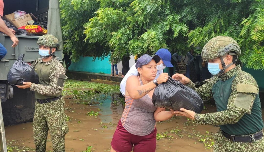 El invierno ha dejado más de 1.800 familias afectadas en esta subregión de Bolívar y Sucre