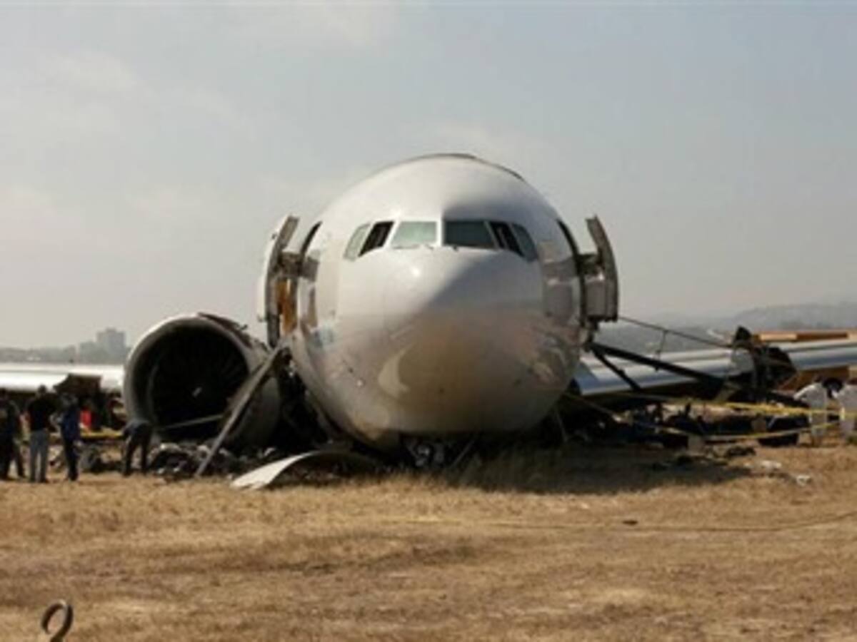 Diez datos clave sobre el accidente aéreo en San Francisco
