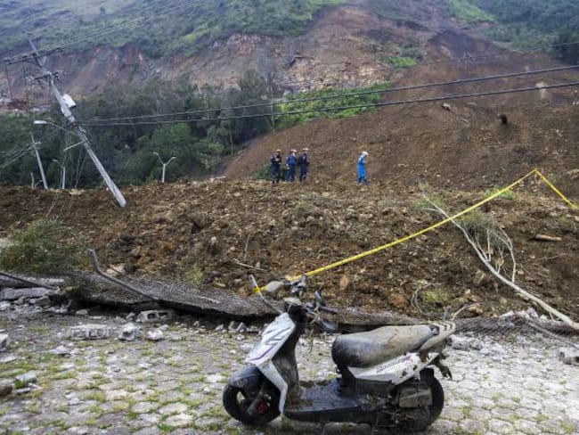 [Fotos] Así quedó la vía Medellín - Bogotá después del derrumbe