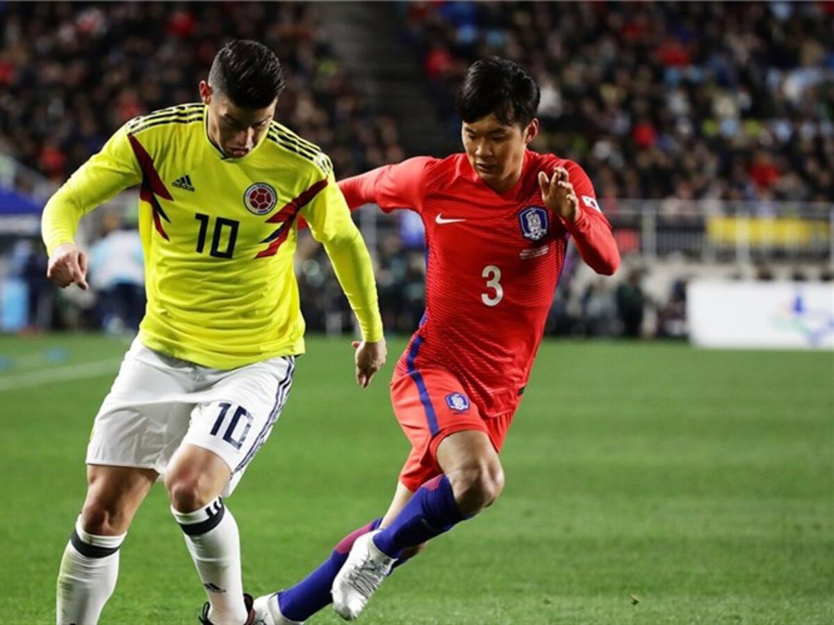 La Selección Colombia pierde ante Corea del Sur (2-1)