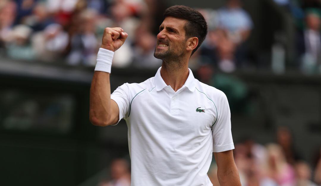 Novak Djokovic persigue su séptimo título de Wimbledon.