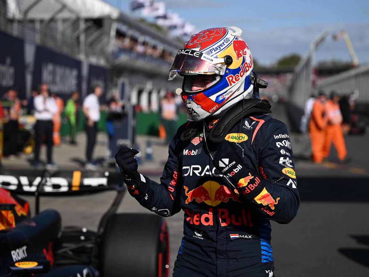 Max Verstappen partirá primero en el GP de Australia de la Fórmula 1