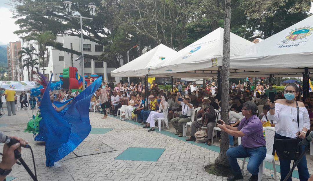 Acto de posesión presidencial en Ibagué