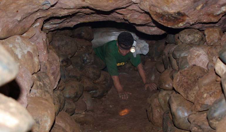 Minería tradicional en Marmato, Caldas