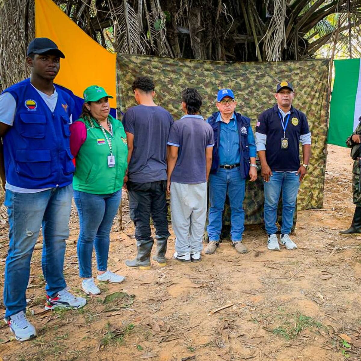 Defensoría recibió dos adolescentes que se encontraban en poder del Clan del Golfo