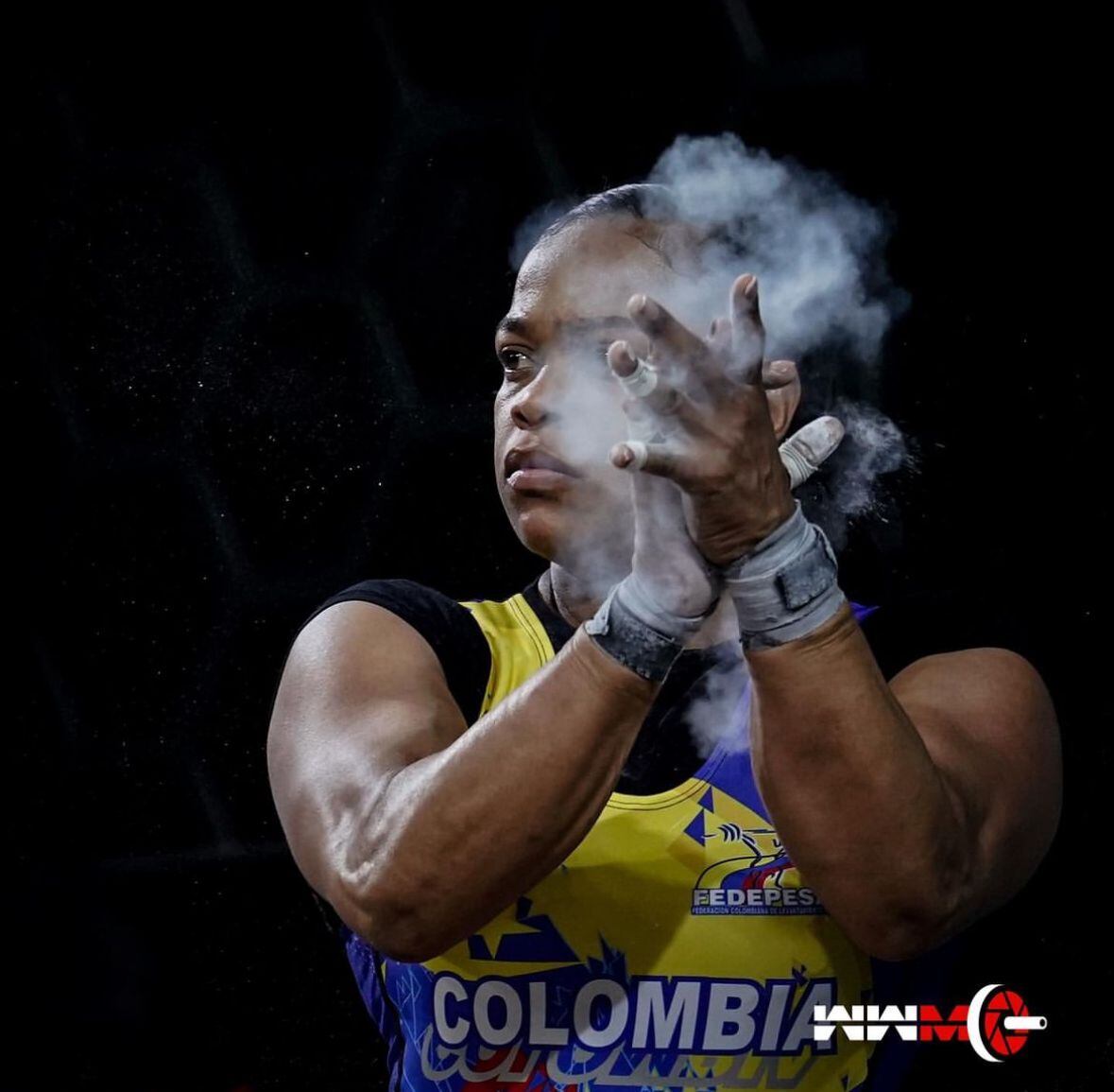 Mari Leivis Sánchez, deportista colombiana / Instagram: World Weightlifting Meda.