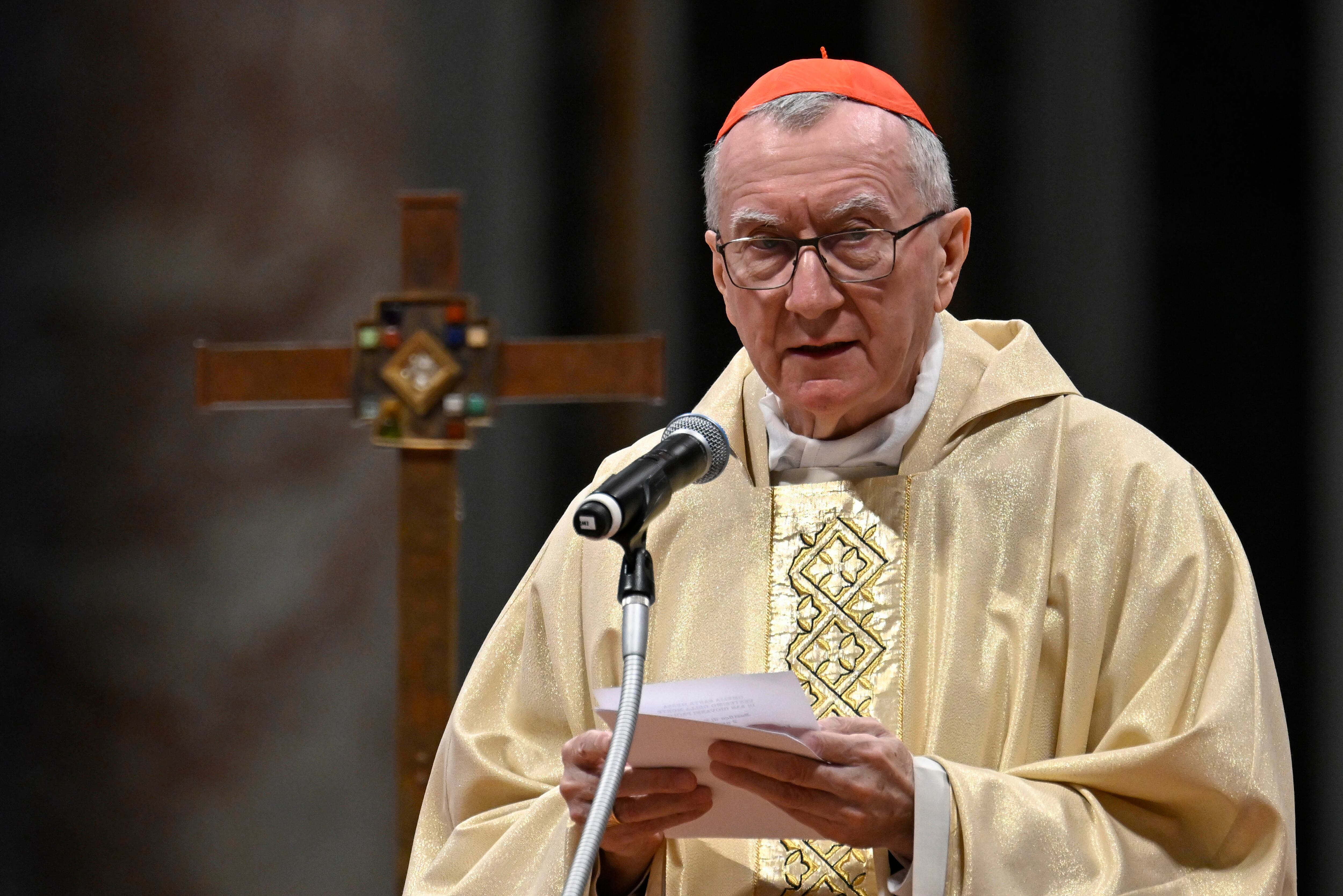 Pietro Parolin. Foto: Vatican Media via Vatican Pool/Getty Images