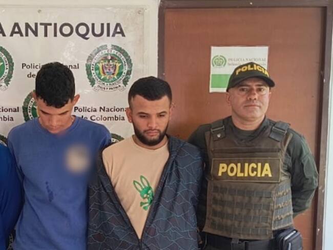 Capturados por secuestro de una familia en Yolombó- foto fiscalía