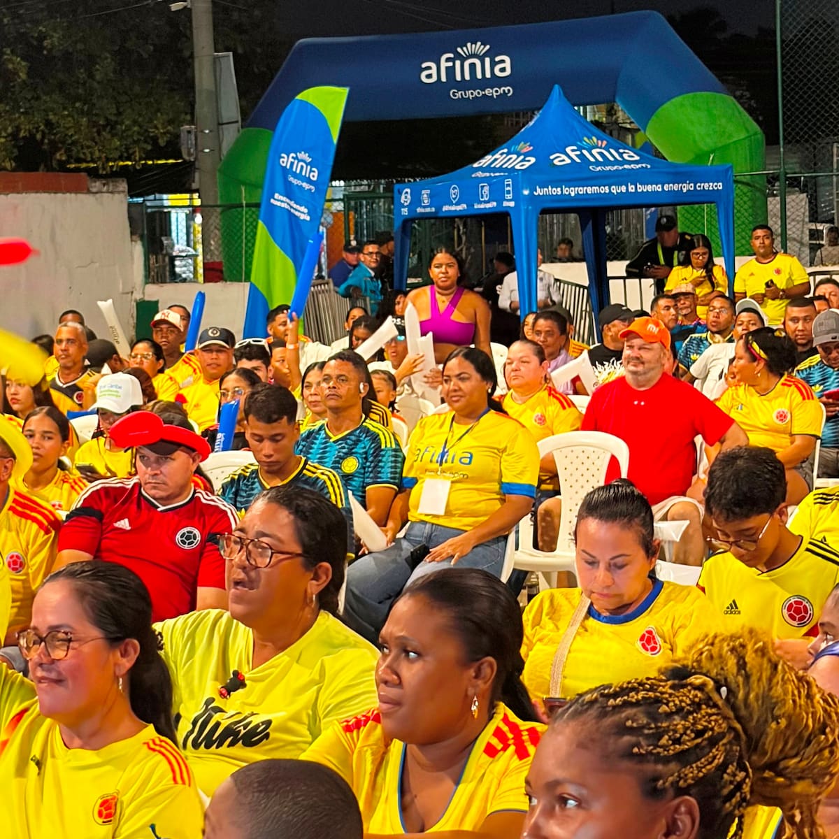La Tribuna de la Energía de Afinia alentará a la Selección Colombia en Cartagena