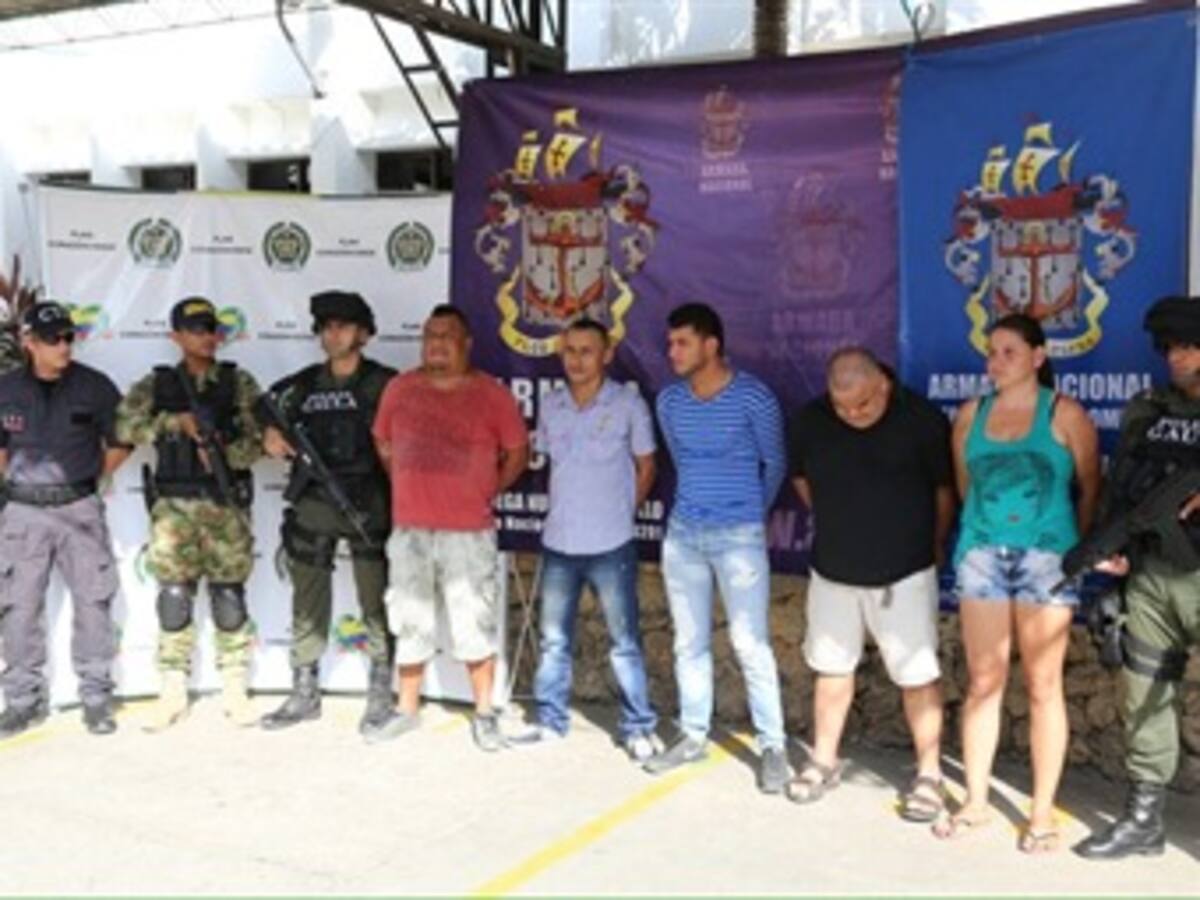 Capturan cinco presuntos miembros del "Clan Úsuga" en Sucre