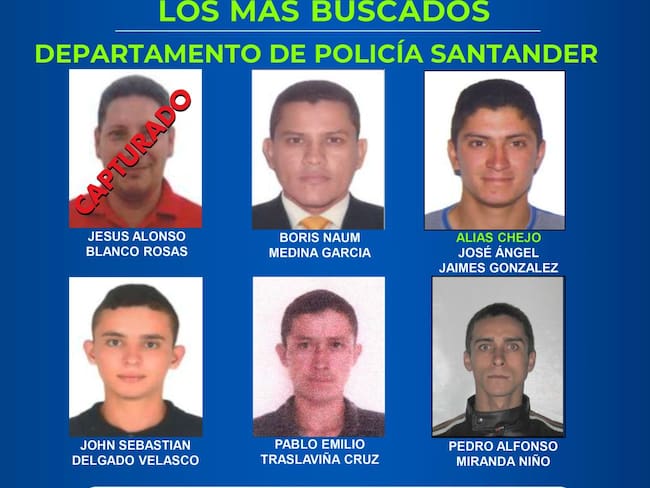 Uno de los feminicidas más buscados de Santander cayó en Bucaramanga