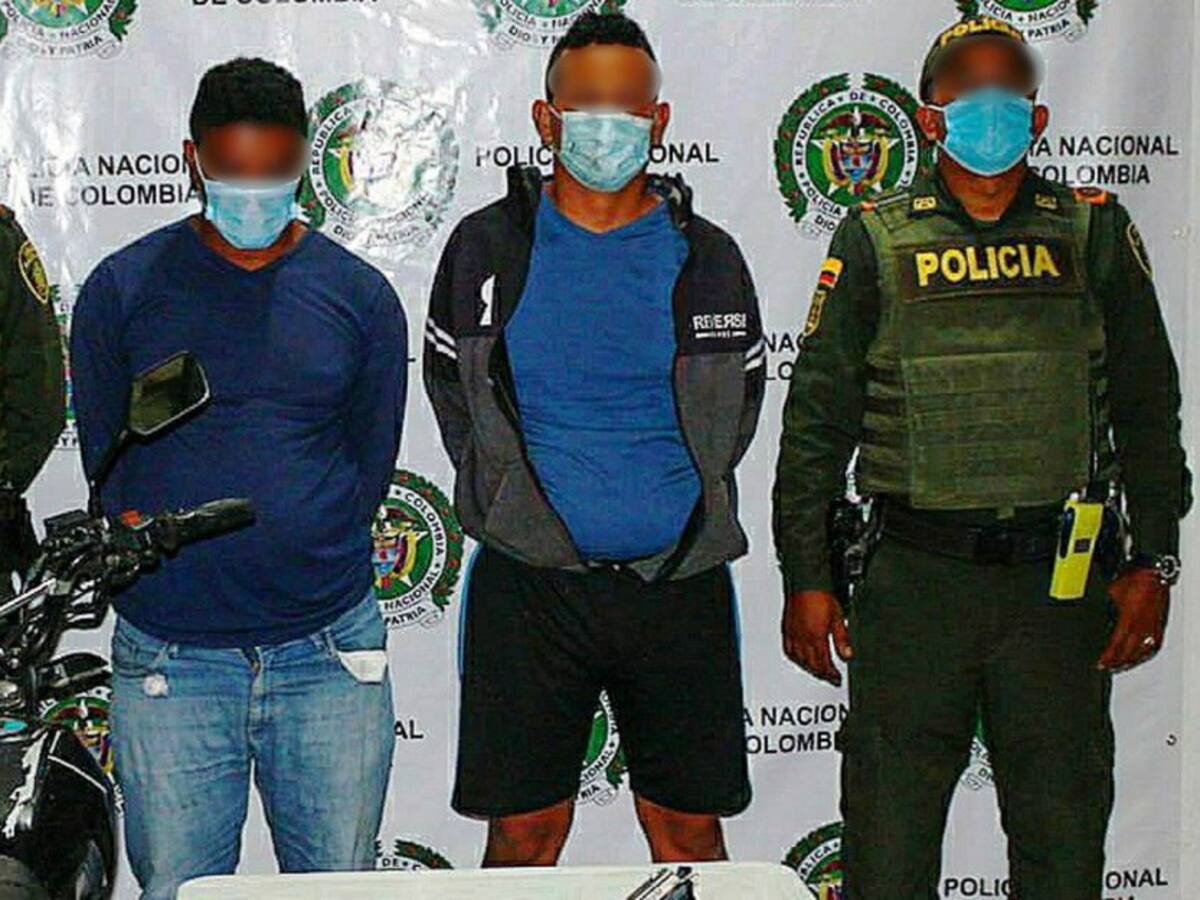 Capturados ‘El Luisfer’ y ‘El Juanca’ por hurto y porte ilegal de armas