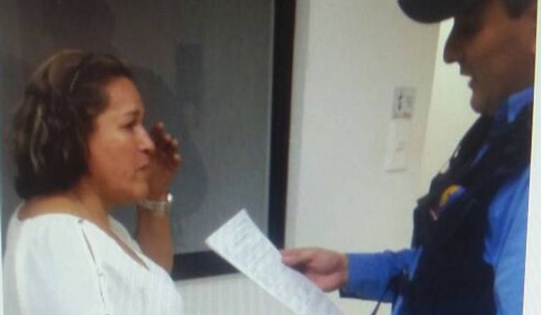 Personal del CTI de la Fiscalía en el Quindío capturó a Maria Edy Segura ex alcaldesa de La Tebaida.