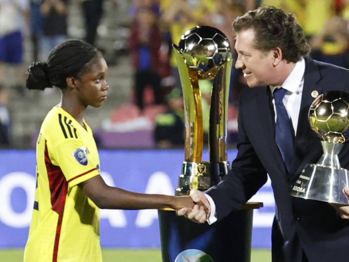 Linda Caicedo, elegida la mejor jugadora de la Copa América femenina