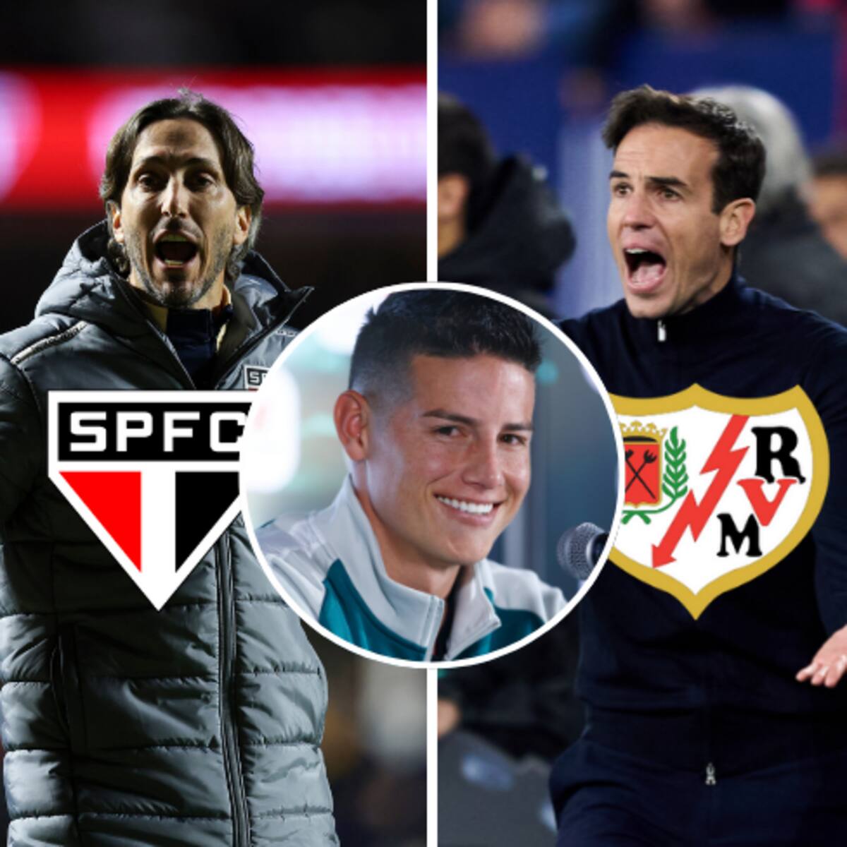 James Rodríguez: férrea crítica contra Luis Zubeldía de Sao Paulo e Íñigo Pérez de Rayo Vallecano