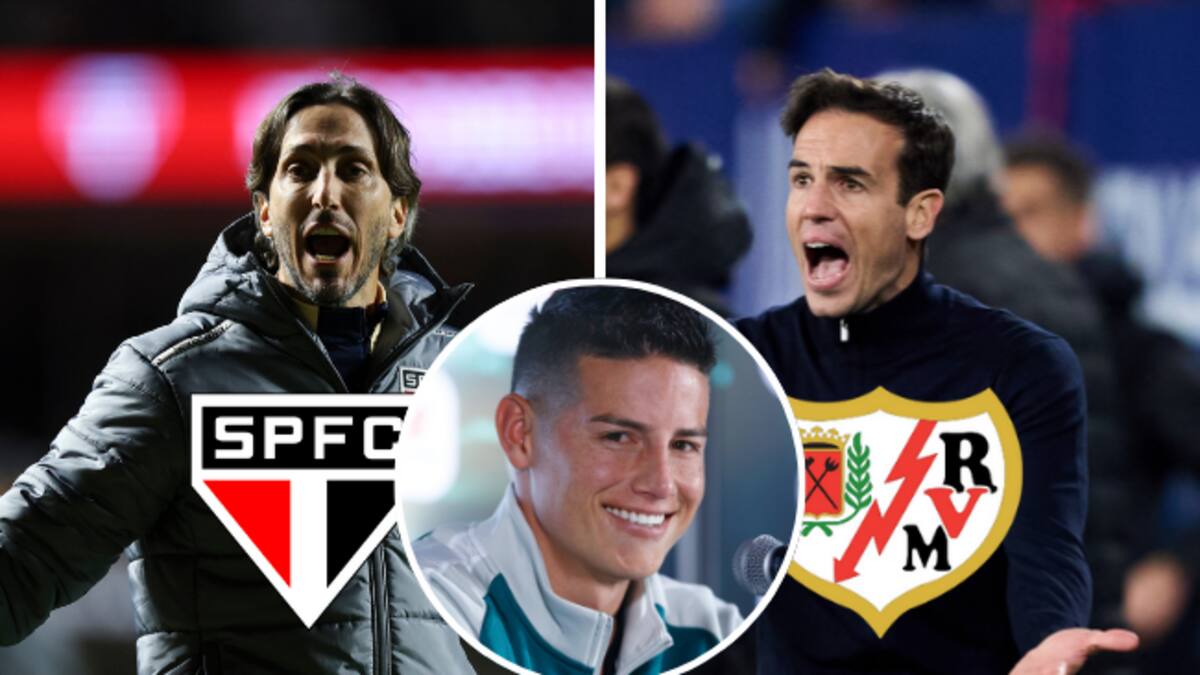 James Rodríguez: férrea crítica contra Luis Zubeldía de Sao Paulo e Íñigo Pérez de Rayo Vallecano