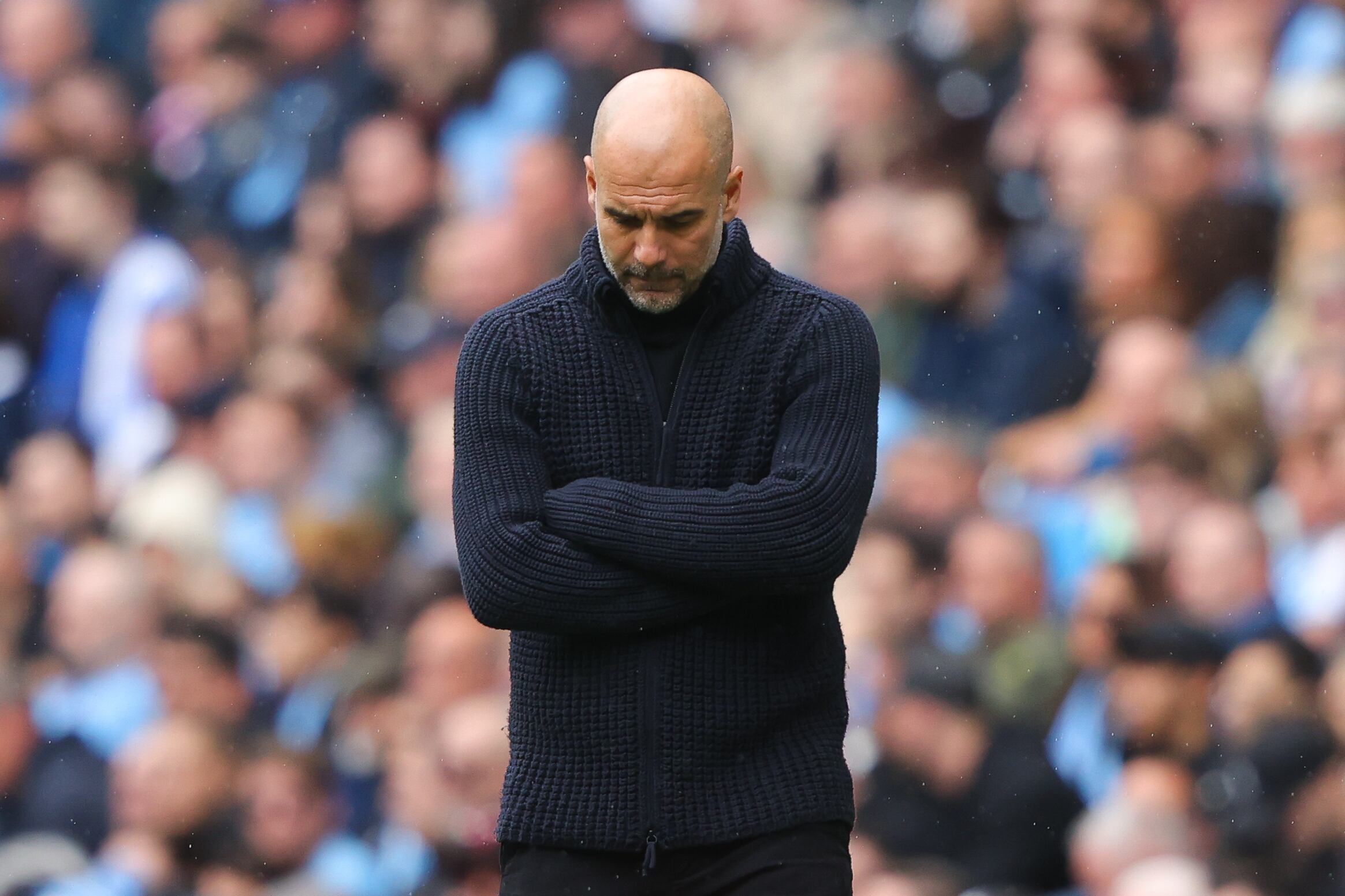 Pep Guardiola, entrenador del Manchester City. (Photo by James Gill - Danehouse/Getty Images)