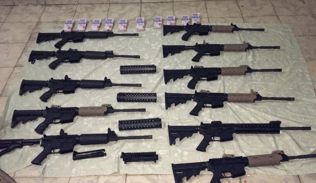 Las armas eran compradas en EE.UU.