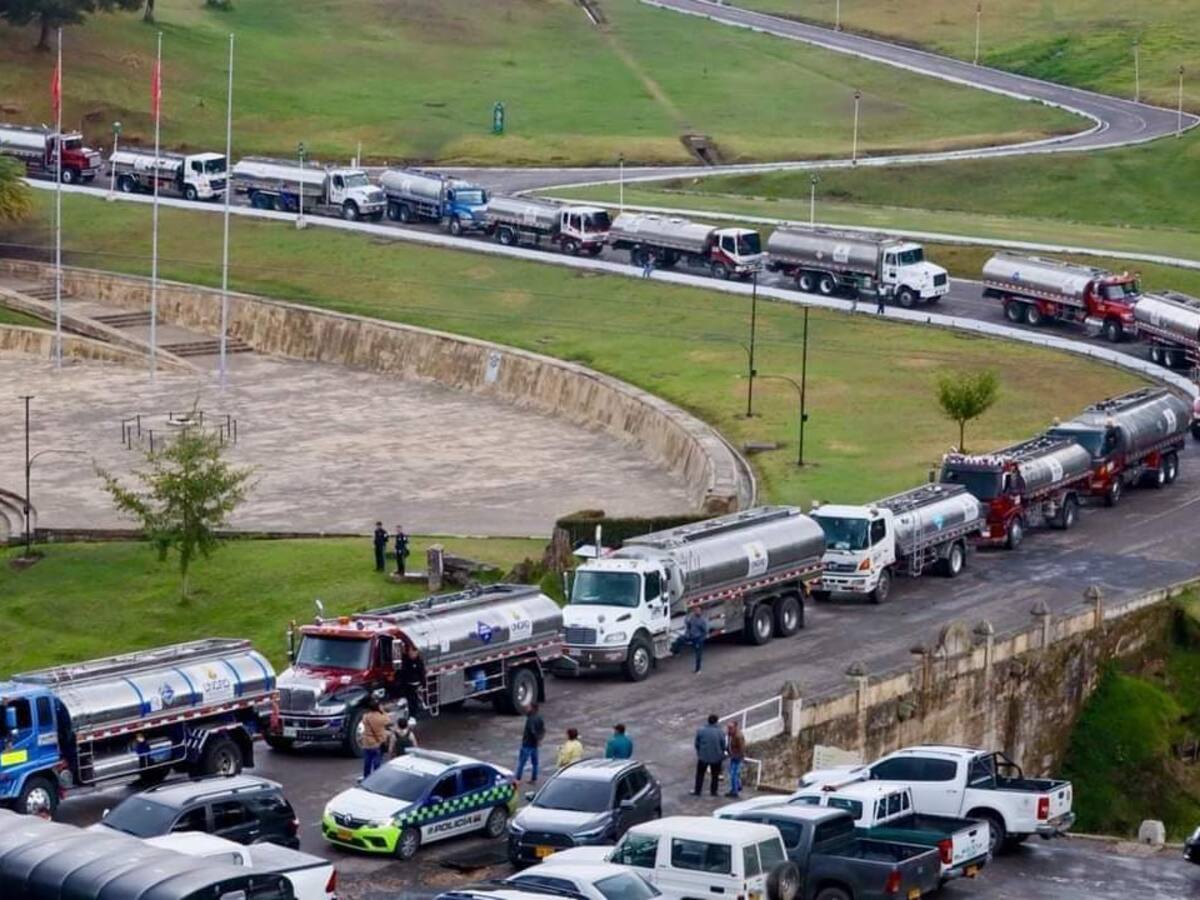 Así se distribuirán los 30 carrotanques de Gestión del Riesgo que llegaron a Boyacá