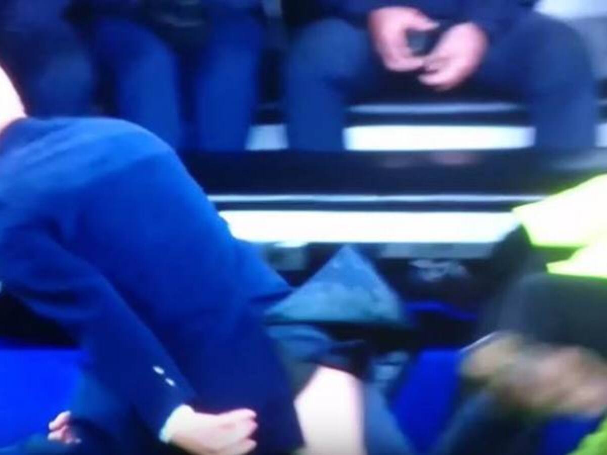 Zidane rompió su pantalón en medio de la eufórica remontada del Real Madrid