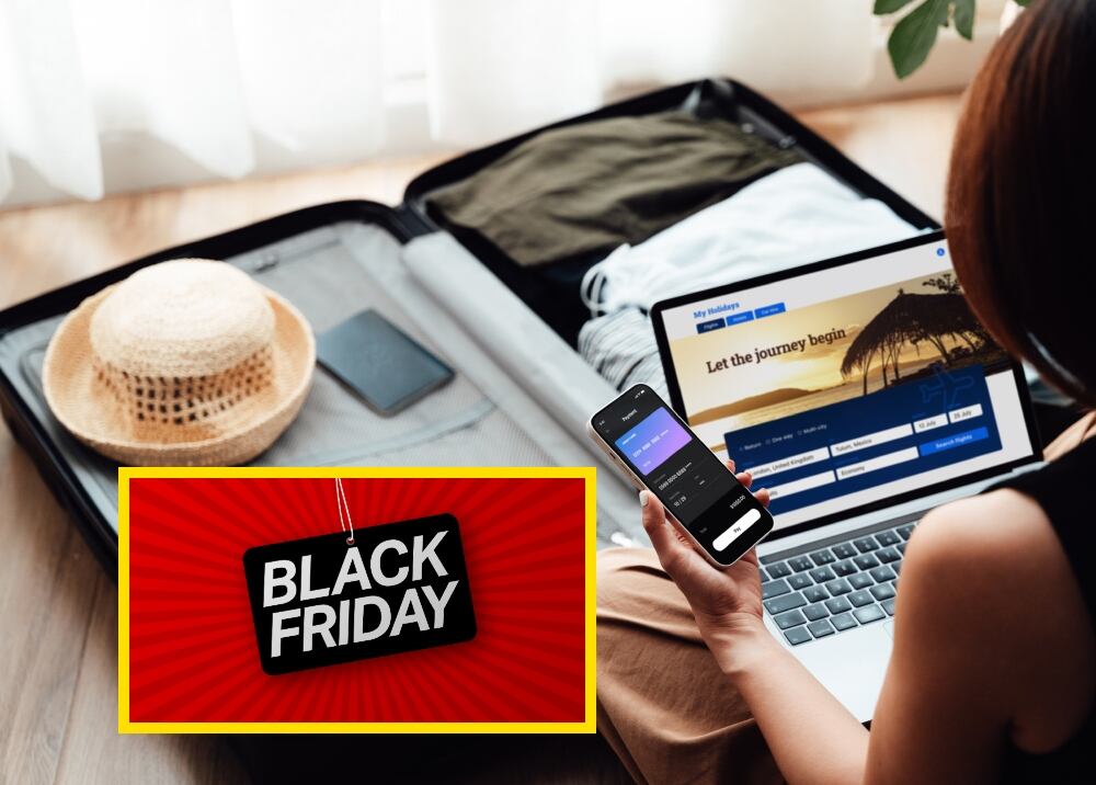 Imágenes de referencia de viajes y Black Friday. Foto: Getty Images