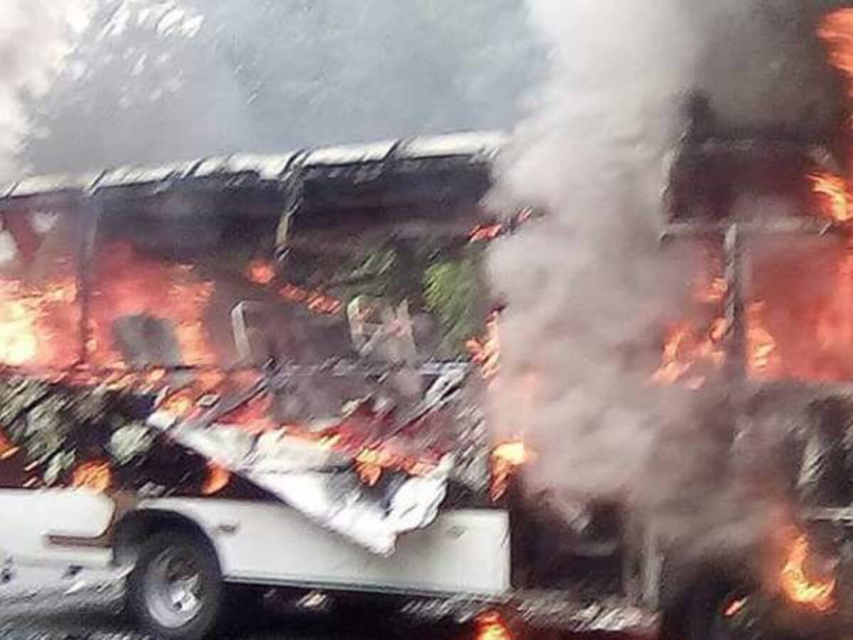 Quemadas 4 tractomulas el fin de semana denuncian transportadores