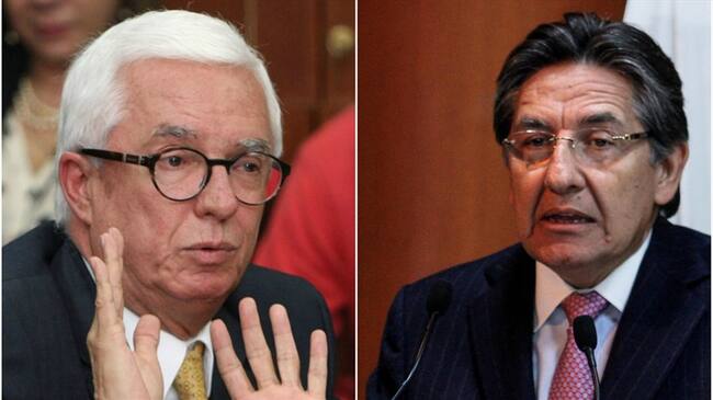 El senador Jorge Enrique Robledo y el fiscal Néstor Humberto Martínez. Foto: Colprensa