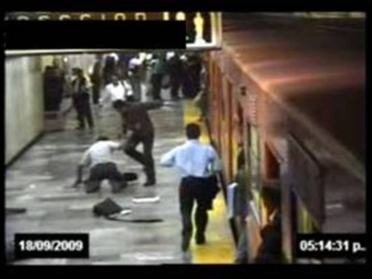 Un sujeto fuera de sí mata a dos policías en el Metro de Ciudad de México