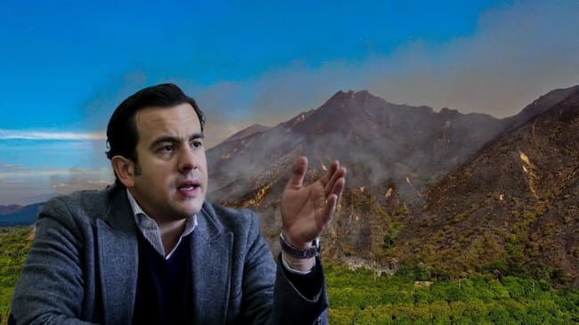 MinInterior Rodrigo Lara habló sobre responsables de incendios en Tolima. Foto: Colprensa.