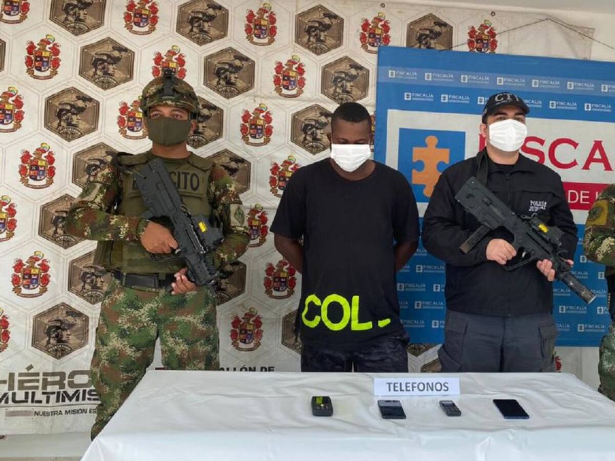Otro cabecilla de Los Caparros que cae en el bajo Cauca