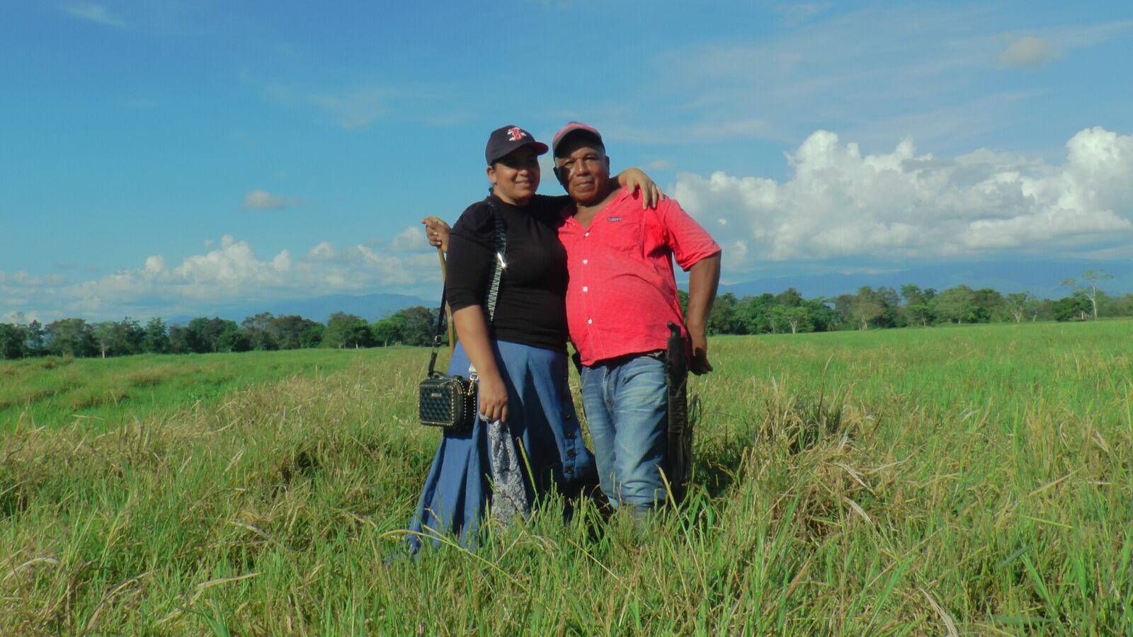 Familia Reyes Padilla recupera su tierra después de 28 años. Foto: Fundación Forjando Futuros