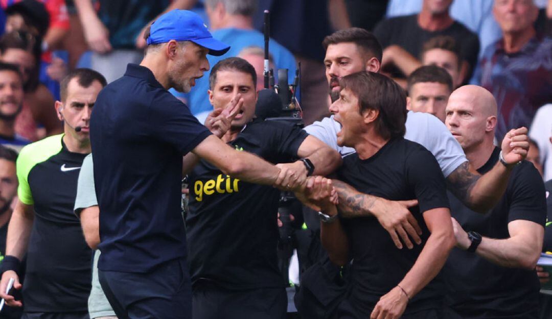 Thomas Tuchel y Antonio Conte 