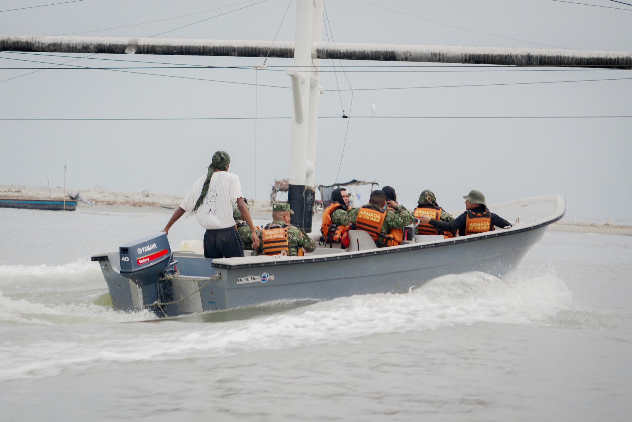 Autoridades realizan primer patrullaje militar en la Ciénaga Grande de Santa Marta/ Gobernación del Magdalena.