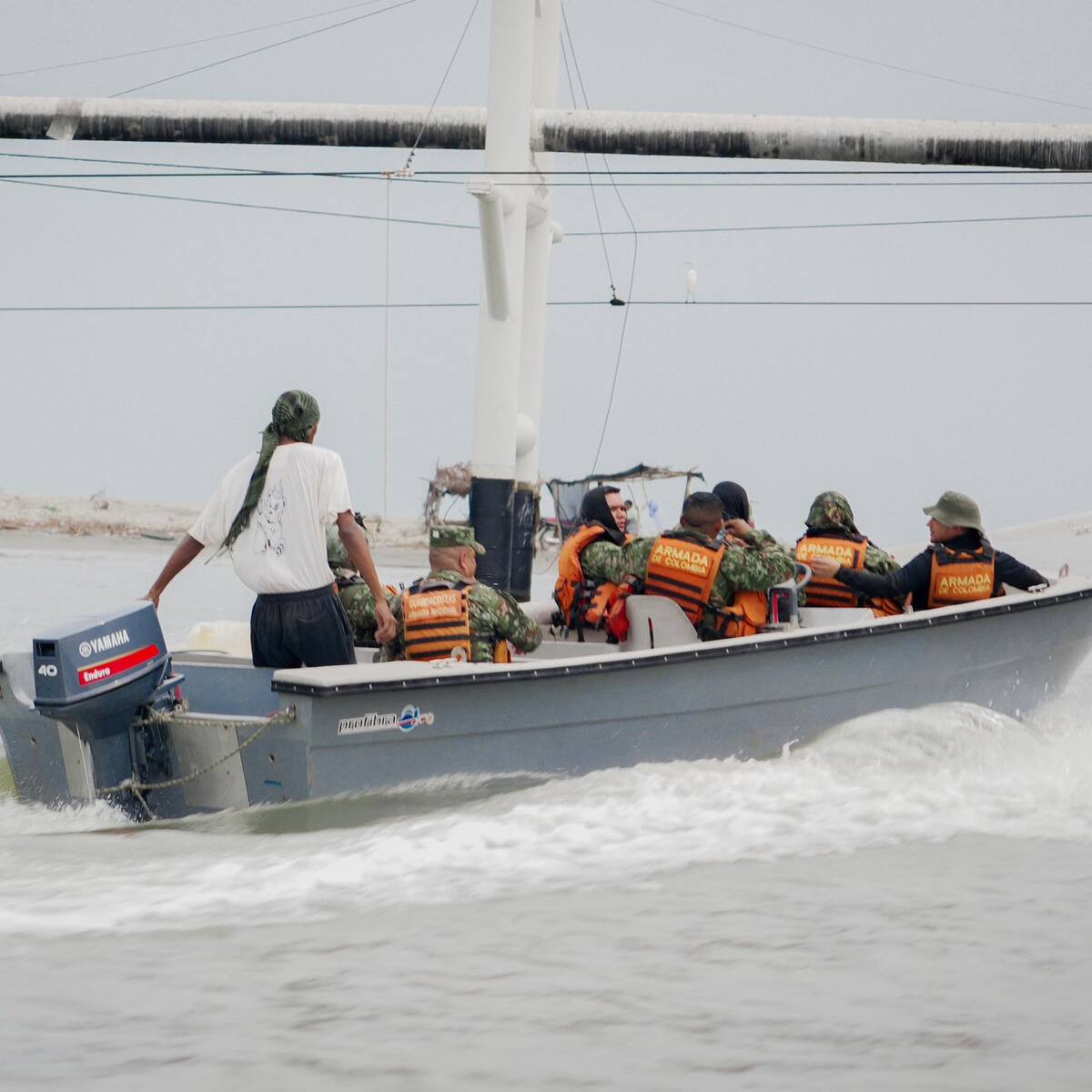 Autoridades realizan primer patrullaje militar en la Ciénaga Grande de Santa Marta