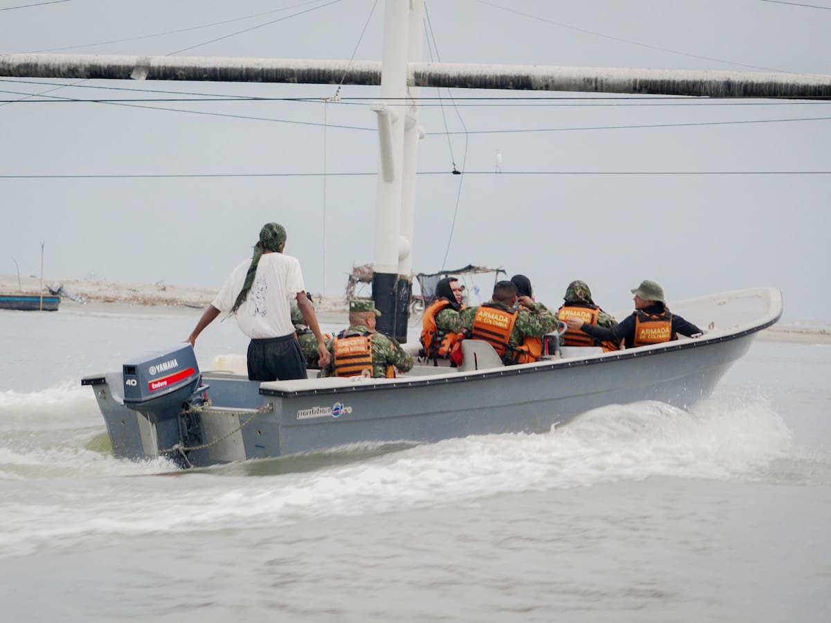 Autoridades realizan primer patrullaje militar en la Ciénaga Grande de Santa Marta